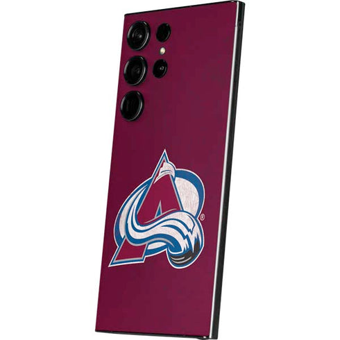 NHL Colorado Avalanche Distressed Galaxy S25 Ultra Skin
